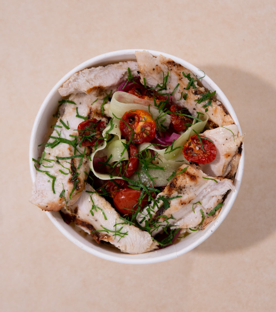 Lemon Herb Chicken Salad (NF, DF, Egg Free)